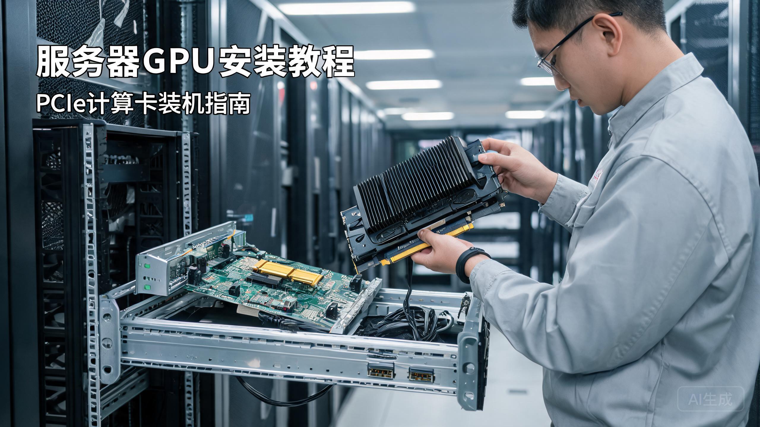 服务器怎么装显卡？GPU卡安装、供电、驱动与散热全流程