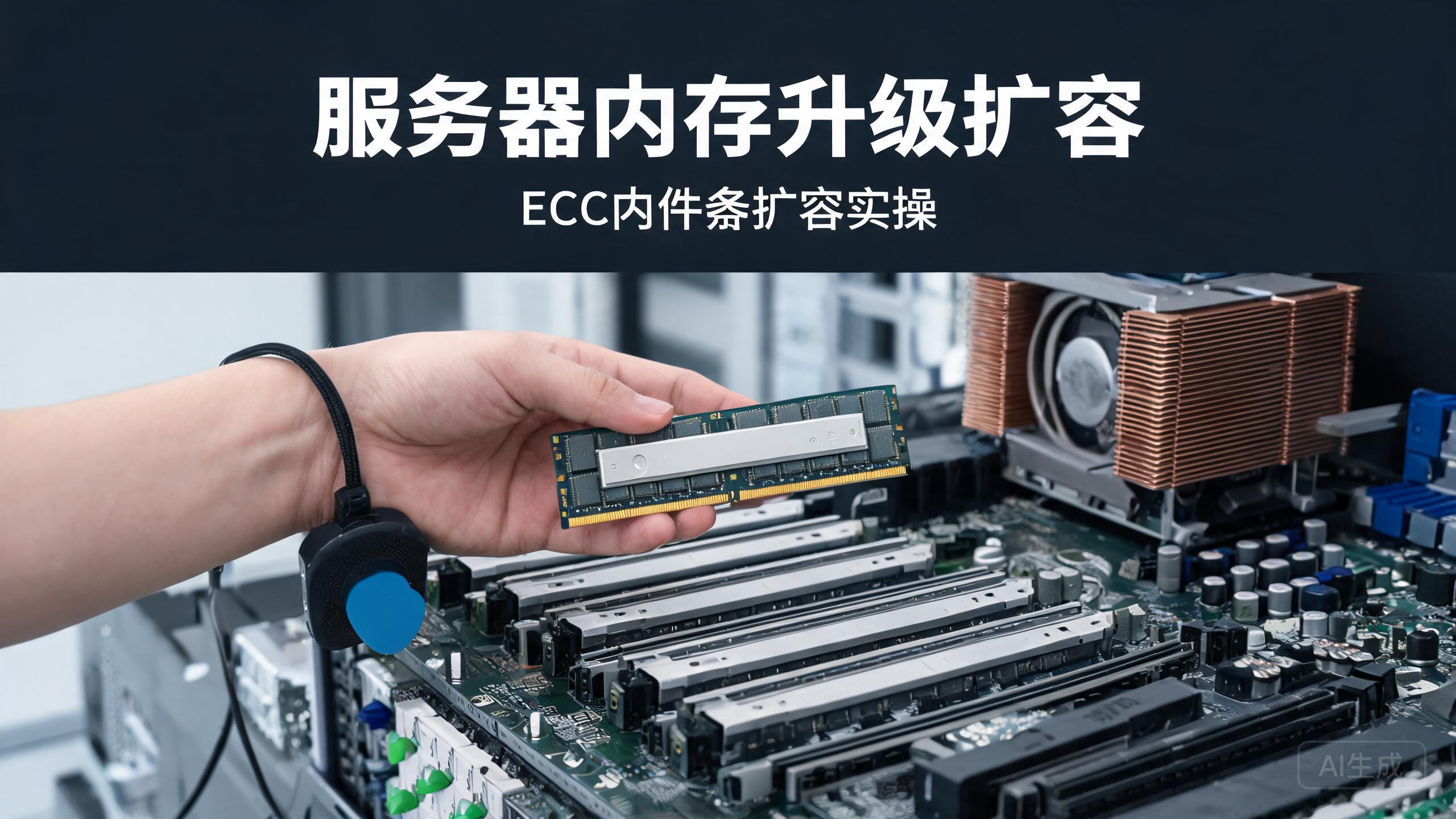 服务器内存升级扩容与内存条安装场景